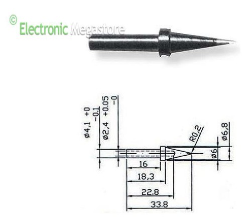 Punta 2 mm - n4-2, 0,2